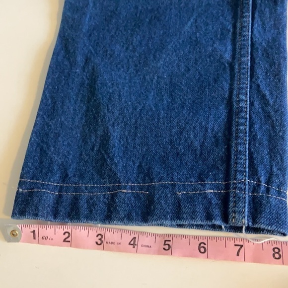 Vintage L.L. Bean Mens Relaxed Fit High Waisted Denim Jeans Size 34W - Picture 9 of 12